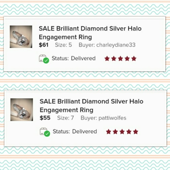 Brilliant Cut Halo Pave Diamonds Vintage Ring - Picture 5 of 6